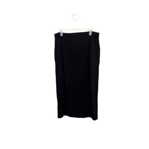 Eileen Fisher Classic Black Pencil Skirt
